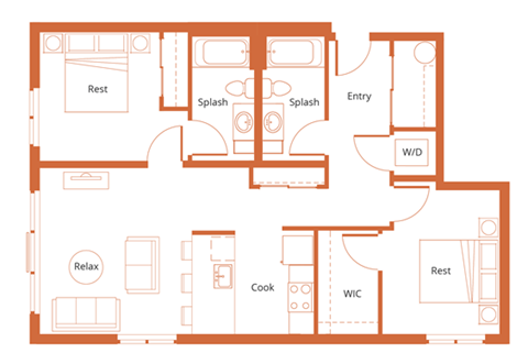 The Merc 2D Floor Plans - Cosmopolitan